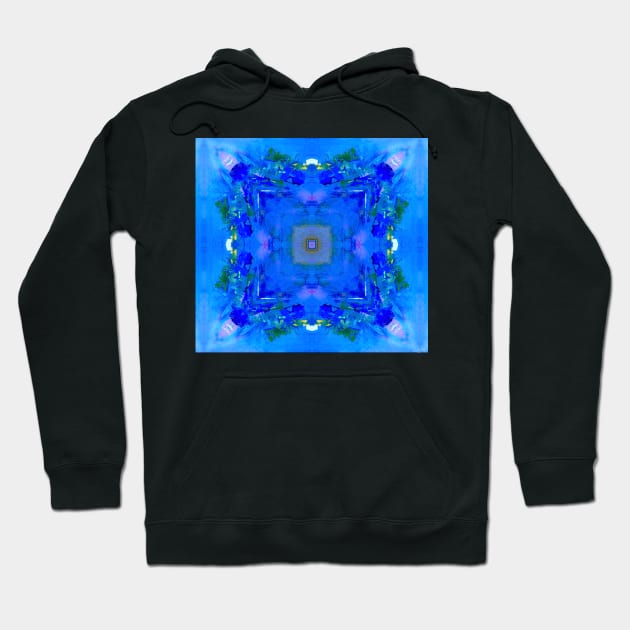 Blue Squared Hoodie by joymover